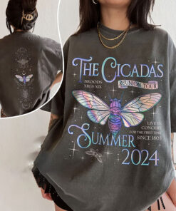 Cicada Reunion Summer 2024 Comfort Colors Shirt, Cicada Concert TShirt, Cicada Invasion, Nature Lover Gift