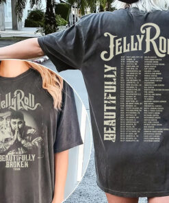 Jelly Roll The Beautifully Broken Tour 2024 Shirt, Jelly Roll 2024 tour Shirt, Jelly Roll Shirt