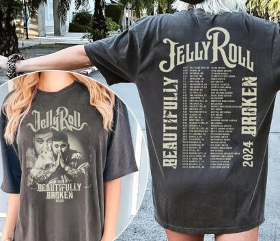 Jelly Roll The Beautifully Broken Tour 2024 Shirt, Jelly Roll 2024 tour Shirt, Jelly Roll Shirt