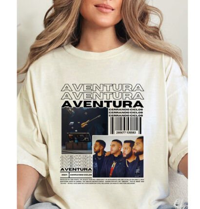 Aventura Tour Shirt, Cerrando Ciclos Shirt, Romeo Santos Shirt, Aventura Albums Shirt