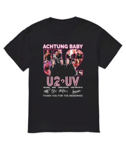 U2 uv achtung baby thank you for the memories t-shirt