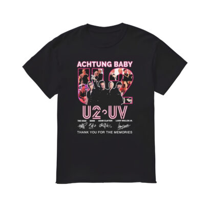 U2 uv achtung baby thank you for the memories t-shirt