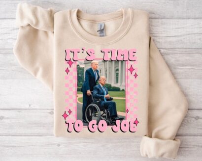 It's Time To Go Joe Shirt, Trump 2024 Shirt, MAGA Shirt, Trump Mugshot Shirt, Trump T Shirt, Trump Tee, Biden Is On Wheelchair Sweatshirt