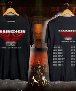 Rammstein tour 2024 tshirt, Rammstein shirt