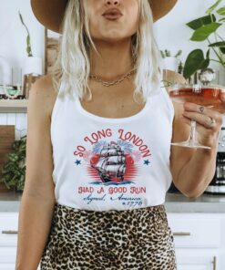 So Long London Tank Top, 4th of July Tank Top, 2024 American, Fourth of July Graphic Shirt, 4th of July Gift