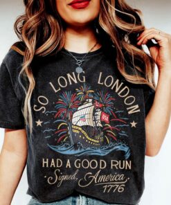 So Long London 4th of July Shirt, Fourth Of July Shirt, Oversized Trendy Tee, July 4th Shirt