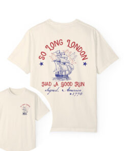 So Long London 4th of July Shirt, Swiftie Fangirl, Gift For Her, Fourth Of July Shirt, So Long London Sweatshirt, July 4th Shirt, 1776 Shirt