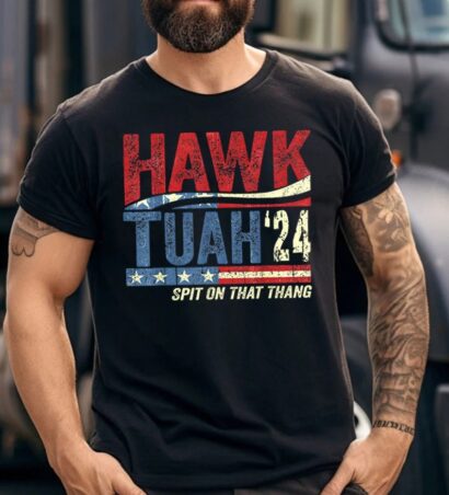 Hawk Tuah Spit on that Thang Shirt, Hawk Tuah 24 Tee, Hawk Tuah TikTok Shirt, Hawk Tuah T-Shirt