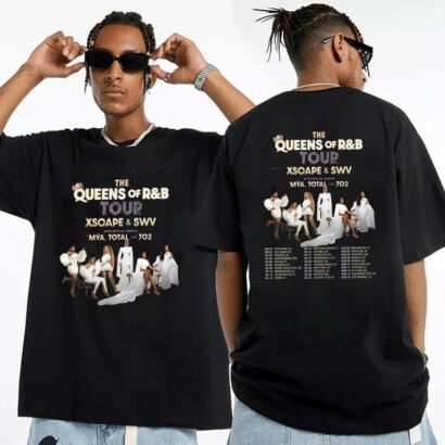 SWV & Xscape Queens of RB Tour 2024 Shirt, SWV and Xscape 2024 Concert Tshirt, Queen of R and B Music Tour Shirt