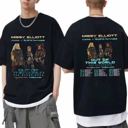 Missy Elliott Out of This World 2024 Tour Shirt, Missy Elliott Rap Tour 2024 Tee