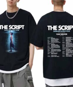 The Script - Satellites World Tour 2024 Shirt, The Script 2024 Tour Tee, Satellites World Tour Tee