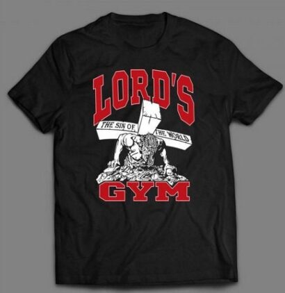 Lord's Gym Jesus Shirt, Funny Jesus Workout Graphic Christian Vintage shirt