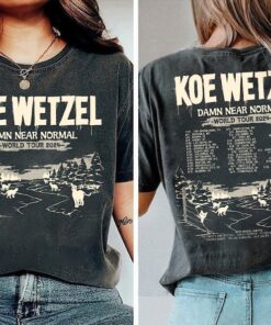 2 Sides Koe Music 2024 Shirt, Tour Date Wetzel Fan Gift, Wetzel tour 2024 shirt, Wetzel country music shirt