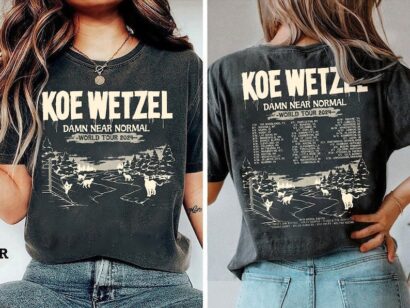 2 Sides Koe Music 2024 Shirt, Tour Date Wetzel Fan Gift, Wetzel tour 2024 shirt, Wetzel country music shirt