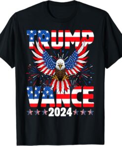 Trump Vance 2024 For President VP USA Election Patriotic T-Shirt