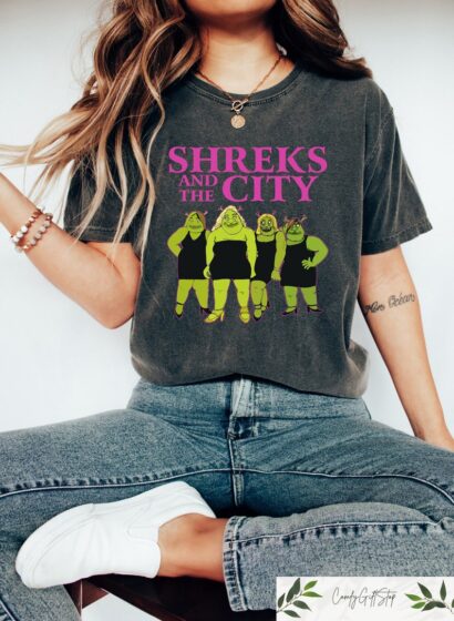 Shreks And The City Shirt, Shrek Funny Trending T-Shirt, Shrek Face Meme Shirt, Ogre and the City Shreks And The City shirt