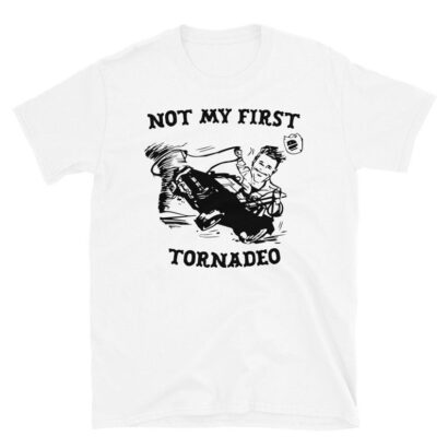 Funny Not My First Tornadeo Twisters Glen Powell T-shirt, Twisters Fans, Tornado Lover, Gift for Weather Lover