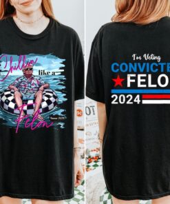 Retro Chillin Like A Felon T-Shirt, Trump shirt, Summer Vacation Graphic Tee, Funny Beach Shirt