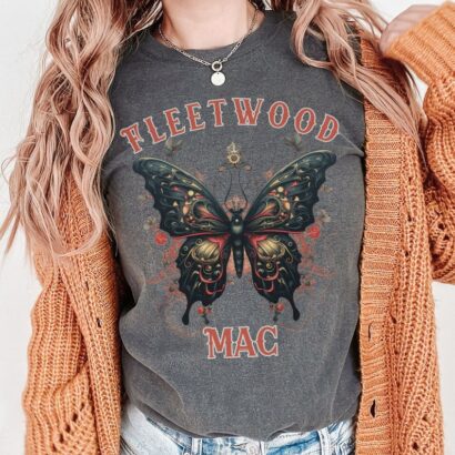 Fleetwood Mac Shirt, Stevie Nicks Shirt, Fleetwood Mac Tshirt, Fleetwood Mac Flower Shirt Vintage Tshirt