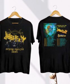 Judas Priest Band Graphic Shirt, Judas Priest Invincible Shield 2024 Tour Shirt, Judas Priest Band Fan Gift, Judas Priest 2024 Concert Merch