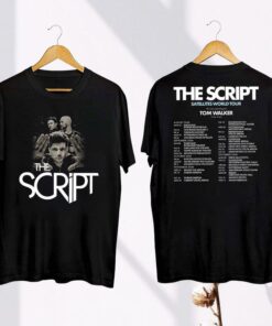 Vintage The Script Tour 2024 T-Shirt, The Script Band Fan Shirt, The Script Satellites World Tour, The Script Band Merch, The Script Shirt