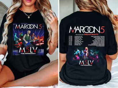 Maroon 5 2024 Tour Shirt, Maroon 5 Band Fan Shirt, Maroon 5 Concert Shirt For Fan, Maroon 5 Tee Gift