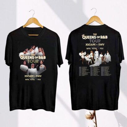 Queens of RB Tour 2024 SWV And Xscape Shirt, SWV and Xscape 2024 Graphic Tshirt, Swv & Xscape Tour Merch, Swv Band Shirt, Xscape Fan Gift