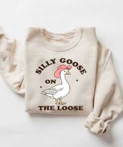 Silly Goose shirt, Silly Goose on the Loose, Funny cowgirl shirt, Western tee, Funny graphics tee, 90s Aesthetic shirt.