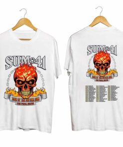 Sum 41 2024-2025 Tour Shirt, Sum 41 Band Fan Shirt, Sum 41 2024 Concert Shirt, Sum 41 Rock Band Shirt