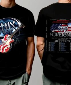 Styx and Foreigner Summer 2024 Tour Shirt, Styx and Foreigner Band Fan Shirt, Styx and Foreigner 2024 Tour Shirt