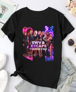 SWV And Xscape Queens of RB T-Shirt, SWV and Xscape 2024 Tour Shirt, Swv & Xscape Band Merch