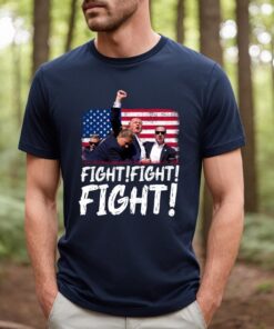 Trump Fight Fight Fight Shirt, God Bless Trump Shirt, President Donald Trump 2024 Shirt