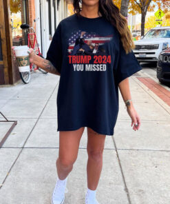 Donald Trump Bloody Ear Shirt, Trump For President 2024 Shirt, Republican Tee