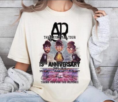 Ajr The Maybe Man Tour 2024 Shirt, Ajr Band Merch Shirt, Ajr Band Funny Tee, 2024 Trendy Shirt For Fans