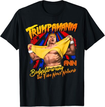 Trump Wrestling Meme Fake News Trumpamania Shirt