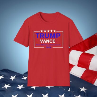 Trump Vance Unisex Tee, Trump 2024, Election 2024, Attempted Assassination