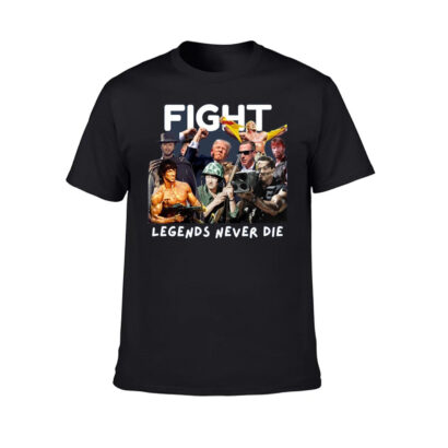 Fight Trump 2024 Shirt, Donald Trump Shooting Tshirt, Legends Never Die Tshirt, Patriotic Donald Trump Assassination Tshirt