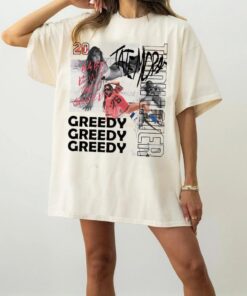 Tate McRae Music Merch, Tate McRae Greedy Album 90s Tee, Tate McRae 2024 Concert Merch