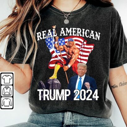 Hulk Hogan Trump Vance Shirt, Red Trump Tank Top Real American 2024, Trumpamania Hulk Hogan Unisex Shirt, Hoodie, Sweatshirt