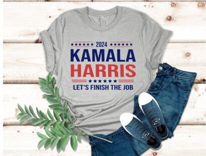 2024 Kamala Harris Let's Finish The Job Shirt, President Kamala Harris 2024 Shirt, Madam President Kamala Harris Shirt,