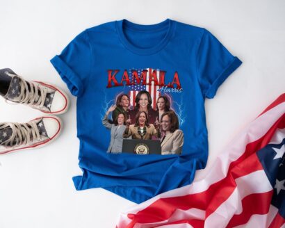 Kamala Harris 2024 Shirt, Retro 90s Kamala Harris Shirt, Vintage Kamala Rally Photo T-Shirt, Harris Election 2024 Shirt, Kamala Photo Tee