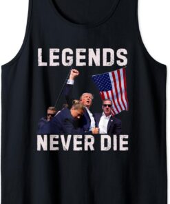 Trump Legends Never Die Fight Trump Assassination Attempt shirt, trump shooting shirt