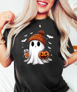 Cute Ghost Shirt, Halloween Ghost Coffee Shirt, Bougie Ghost Shirt, Halloween Gifts