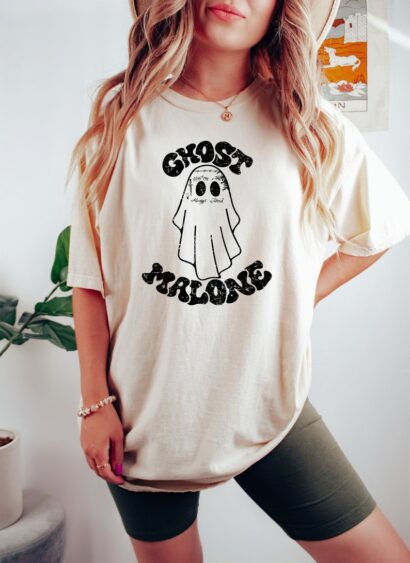 Ghost Malone Sweatshirt, Ghost Malone Shirt, Halloween Sweatshirt