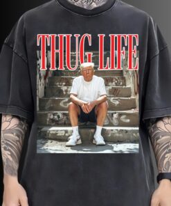 Donald Trump Thug Life Shirt, Viral Thug Life Trump T-Shirt, Sarcastic Donald Trump Tee