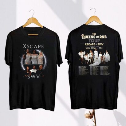 Tour 2024 SWV And Xscape Shirt, SWV and Xscape Queens of RB Tour 2024 Tshirt, Swv & Xscape Concert Merch