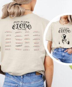 Peso Pluma Exodo Tour 2024 Shirt, Peso Pluma Fan Shirt, Peso Pluma 2024 Concert Shirt, Exodo 2024 Concert Shirt For Fan