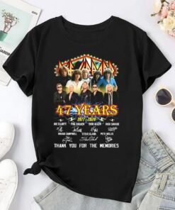 Def Leppard 47 Years Signature T-Shirt, Def Leppard Band Shirt, Def Leppard 90s Vintage Shirt, Def Leppard Tour 2024 Shirt