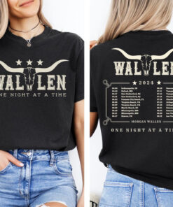 Morgan Wallen Tour 2024 T-Shirt, One Night At A Time Shirt, Longhorn Country Music Tee, I Had Some Help shirt