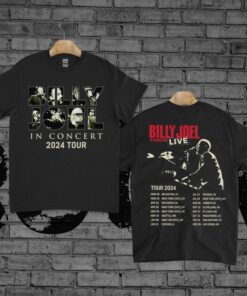 Billy Joel Music Tour 2024 Unisex T-shirt, Billy Joel In Concert Shirt, Outfit For Billy Joel Concert 2024 shirt